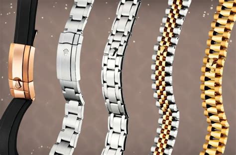 rolex band types|genuine rolex watch bands.